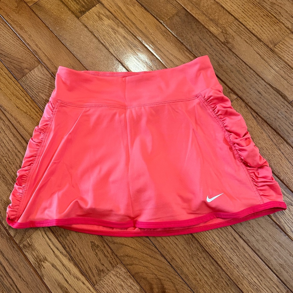 Nike Dri-Fit tennis skirt, pink/coral, XS